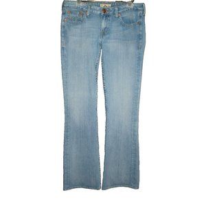 PRVCY Premium Denim Women's Light Wash Boot Cut Jeans Sz 31 31x33